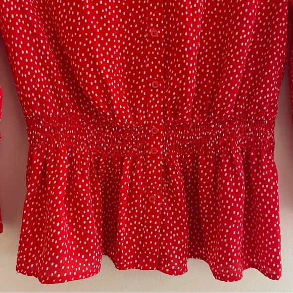 Banana Republic Polka Dot Blouse - Picture 6 of 10